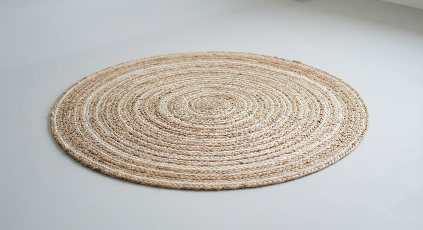Braided floor rugs