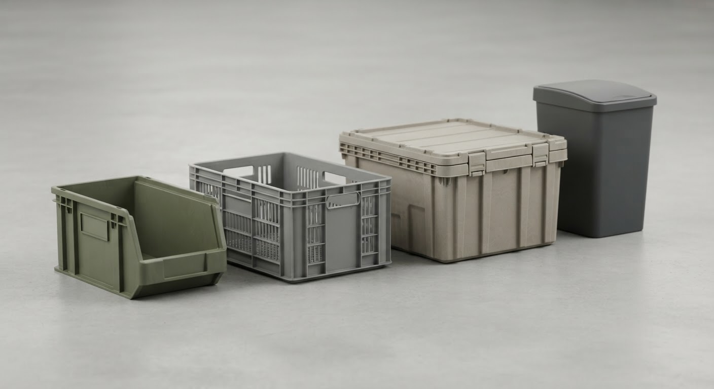 Moulded plastic goods