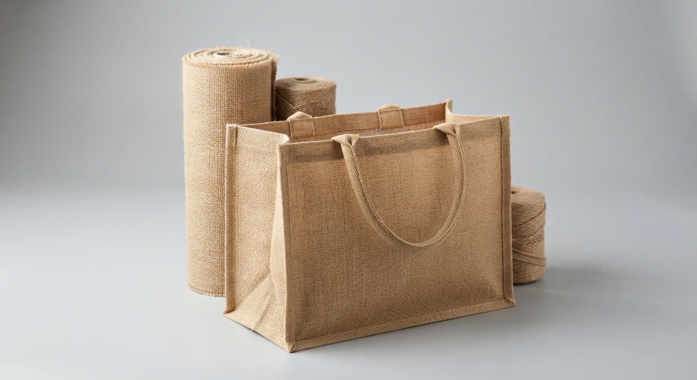 Jute yarn and woven jute goods