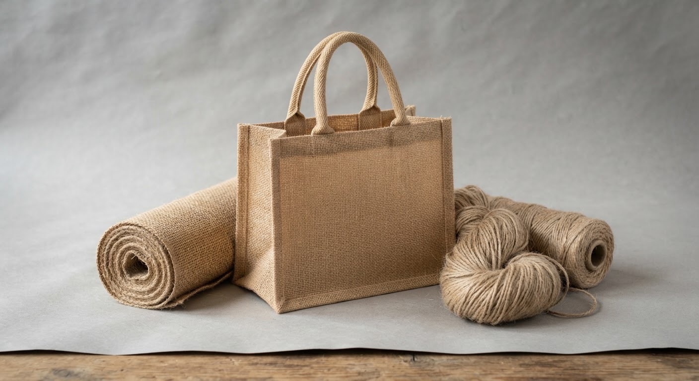 Jute yarn and woven jute goods