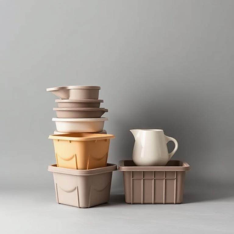 Moulded plastic houseware